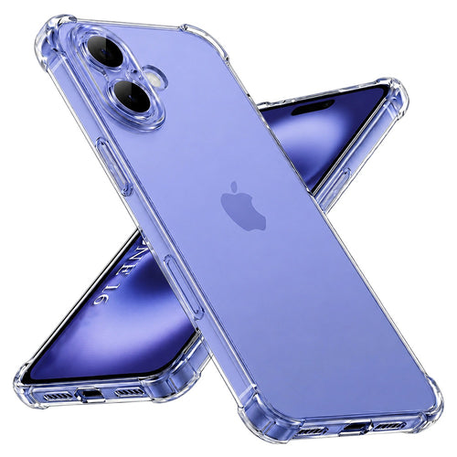 Husa pentru iPhone 16, Techsuit Shockproof Clear Silicone, transparenta