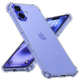 Husa pentru iPhone 16, Techsuit Shockproof Clear Silicone [Big Lens Hole], transparenta
