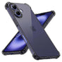 Husa pentru iPhone 16, Techsuit Shockproof Clear Silicone, fumuriu
