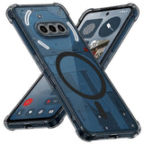 Husa pentru Nothing Phone (3a), Techsuit Shockproof Clear Silicone MagSafe, fumuriu