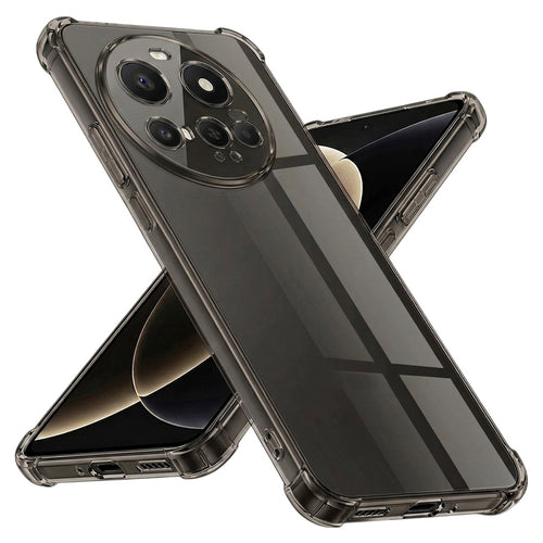 Husa pentru Xiaomi 15 Ultra, Techsuit Shockproof Clear Silicone, fumuriu