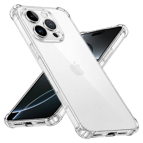 Husa pentru iPhone 16 Pro, Techsuit Shockproof Clear Silicone, transparenta
