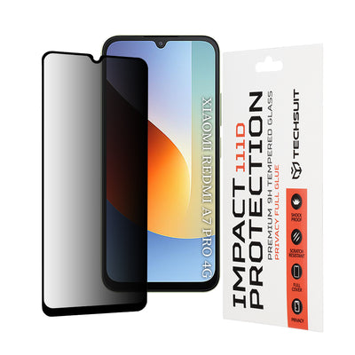 Folie de protectie pentru Xiaomi Redmi A7 Pro 4G, Techsuit 111D Privacy Full Glue