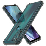 Husa pentru Motorola Moto G71 5G, Techsuit Shockproof Clear Silicone, fumuriu