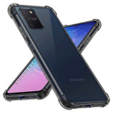 Husa pentru Samsung Galaxy S10 Lite, Techsuit Shockproof Clear Silicone, fumuriu