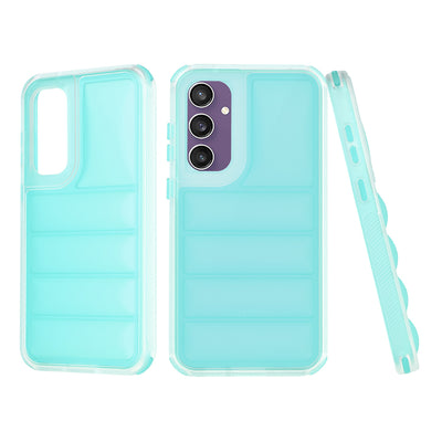 Husa pentru Samsung Galaxy S23 FE, Techsuit Wave Shield, turcoaz