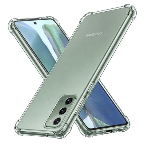 Husa pentru Samsung Galaxy Note 20, Techsuit Shockproof Clear Silicone, transparenta