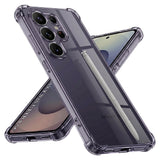 Husa pentru Samsung Galaxy S25 Ultra, Techsuit Shockproof Clear Silicone, fumuriu