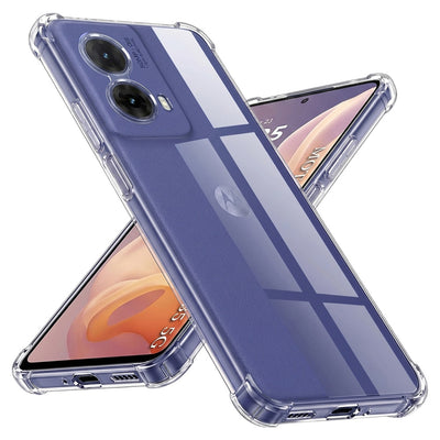 Husa pentru Motorola Moto G85, Techsuit Shockproof Clear Silicone, transparenta
