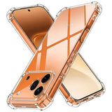 Husa pentru Honor 600 Pro, Techsuit Shockproof Clear Silicone, transparenta