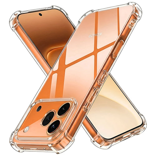 Husa pentru Honor 600 Pro, Techsuit Shockproof Clear Silicone, transparenta