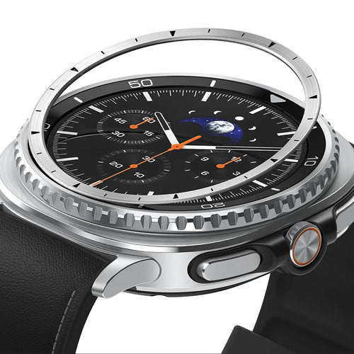 Husa smartwatch pentru Samsung Galaxy Watch8 Classic, Ringke, argintiu