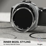 Husa smartwatch pentru Samsung Galaxy Watch8 Classic, Ringke, argintiu