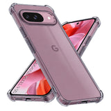 Husa pentru Google Pixel 9, Techsuit Shockproof Clear Silicone, fumuriu