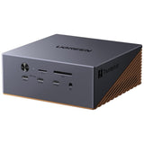 Hub USB UGREEN 17in1 U716 (85590F), Incarcare rapida, 5x Type-C, 3x USB, SD/TF, RJ45, DP, 8K@60Hz, 120Gbps, gri