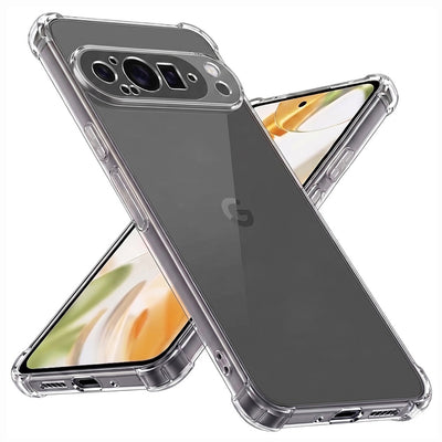 Husa pentru Google Pixel 9 Pro XL, Techsuit Shockproof Clear Silicone, transparenta