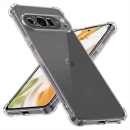 Husa pentru Google Pixel 9 Pro XL, Techsuit Shockproof Clear Silicone, transparenta