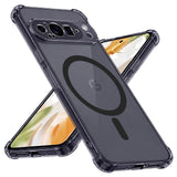 Husa pentru Google Pixel 9 Pro XL, Techsuit Shockproof Clear Silicone MagSafe, fumuriu