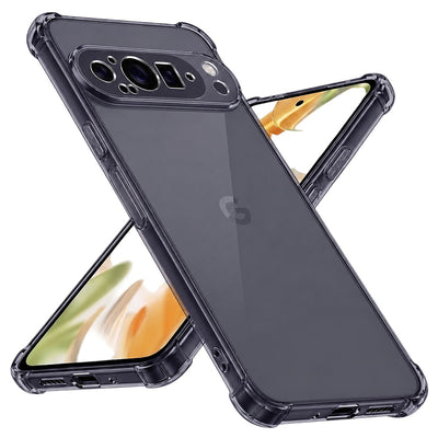Husa pentru Google Pixel 9 Pro XL, Techsuit Shockproof Clear Silicone, fumuriu