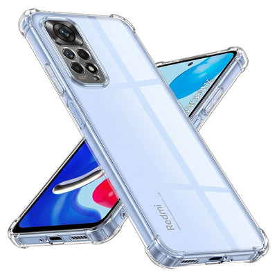 Husa pentru Xiaomi Redmi Note 11, Techsuit Shockproof Clear Silicone, transparenta