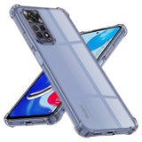 Husa pentru Xiaomi Redmi Note 11, Techsuit Shockproof Clear Silicone, fumuriu