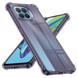 Husa pentru OPPO Reno4 Lite, Techsuit Shockproof Clear Silicone, fumuriu