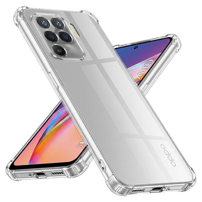 Husa pentru OPPO Reno5 Lite, Techsuit Shockproof Clear Silicone, transparenta