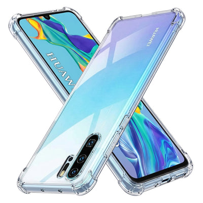 Husa pentru Huawei P30 Pro, Techsuit Shockproof Clear Silicone, transparenta