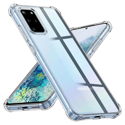 Husa pentru Samsung Galaxy S20 Plus, Techsuit Shockproof Clear Silicone, transparenta