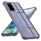 Husa pentru Samsung Galaxy S20 Plus, Techsuit Shockproof Clear Silicone, fumuriu