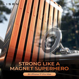 Suport auto Lisen (YL0223080002), MagSafe, pentru Bord, Universal, 360° Rotation, Pliabil, Strong Magnets, negru