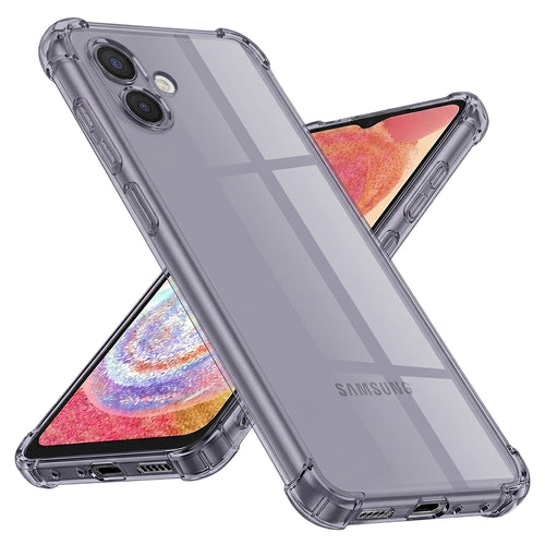Husa pentru Samsung Galaxy A04e, Techsuit Shockproof Clear Silicone, fumuriu