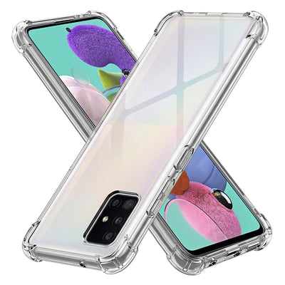 Husa pentru Samsung Galaxy A51 4G, Techsuit Shockproof Clear Silicone, transparenta