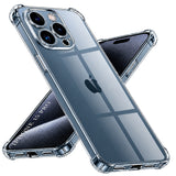 Husa pentru iPhone 15 Pro, Techsuit Shockproof Clear Silicone, transparenta