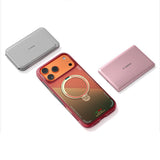Husa pentru iPhone 17 Pro Max, Torras Ostand Q3 Air Series, verde;rosu