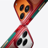 Husa pentru iPhone 17 Pro, Torras Ostand Q3 Air Series, verde;rosu