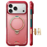 Husa pentru iPhone 17 Pro, Torras Ostand Q3 Air Series, bleumarin