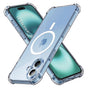Husa pentru iPhone 17, Techsuit Shockproof Clear Silicone MagSafe, transparenta