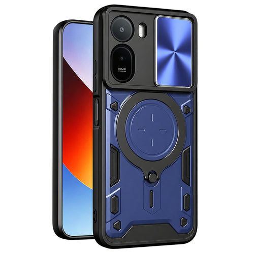 Husa pentru Xiaomi Redmi A7 Pro 4G, Techsuit CamGuard Pro, albastru