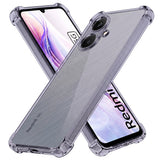 Husa pentru Xiaomi Redmi 13C 5G, Techsuit Shockproof Clear Silicone, fumuriu