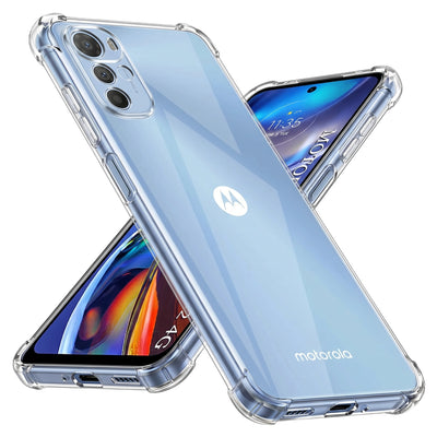 Husa pentru Motorola Moto E32, Techsuit Shockproof Clear Silicone, transparenta