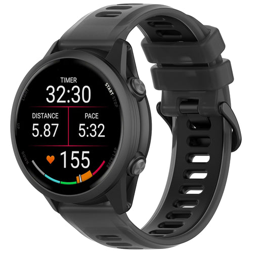 Curea pentru Garmin Venu 2, Techsuit Watchband (W084), negru