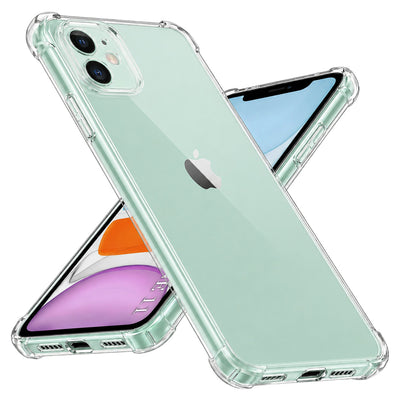Husa pentru iPhone 11, Techsuit Shockproof Clear Silicone, transparenta