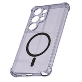 Husa pentru Samsung Galaxy S26 Ultra, Techsuit Shockproof Clear Silicone MagSafe, fumuriu