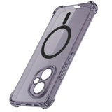 Husa pentru Honor 400, Techsuit Shockproof Clear Silicone MagSafe, fumuriu