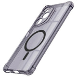 Husa pentru Honor 400 Pro, Techsuit Shockproof Clear Silicone MagSafe, fumuriu