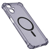 Husa pentru Samsung Galaxy A07 4G, Techsuit Shockproof Clear Silicone MagSafe, fumuriu