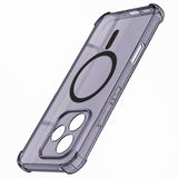 Husa pentru Honor 400 Lite, Techsuit Shockproof Clear Silicone MagSafe, fumuriu