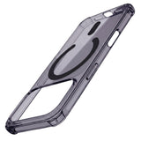 Husa pentru iPhone 17 Pro Max, Techsuit Shockproof Clear Silicone MagSafe, fumuriu