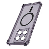 Husa pentru Motorola Edge 60 Pro, Techsuit Shockproof Clear Silicone MagSafe, fumuriu
